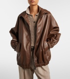 Brunello Cucinelli Monili leather jacket