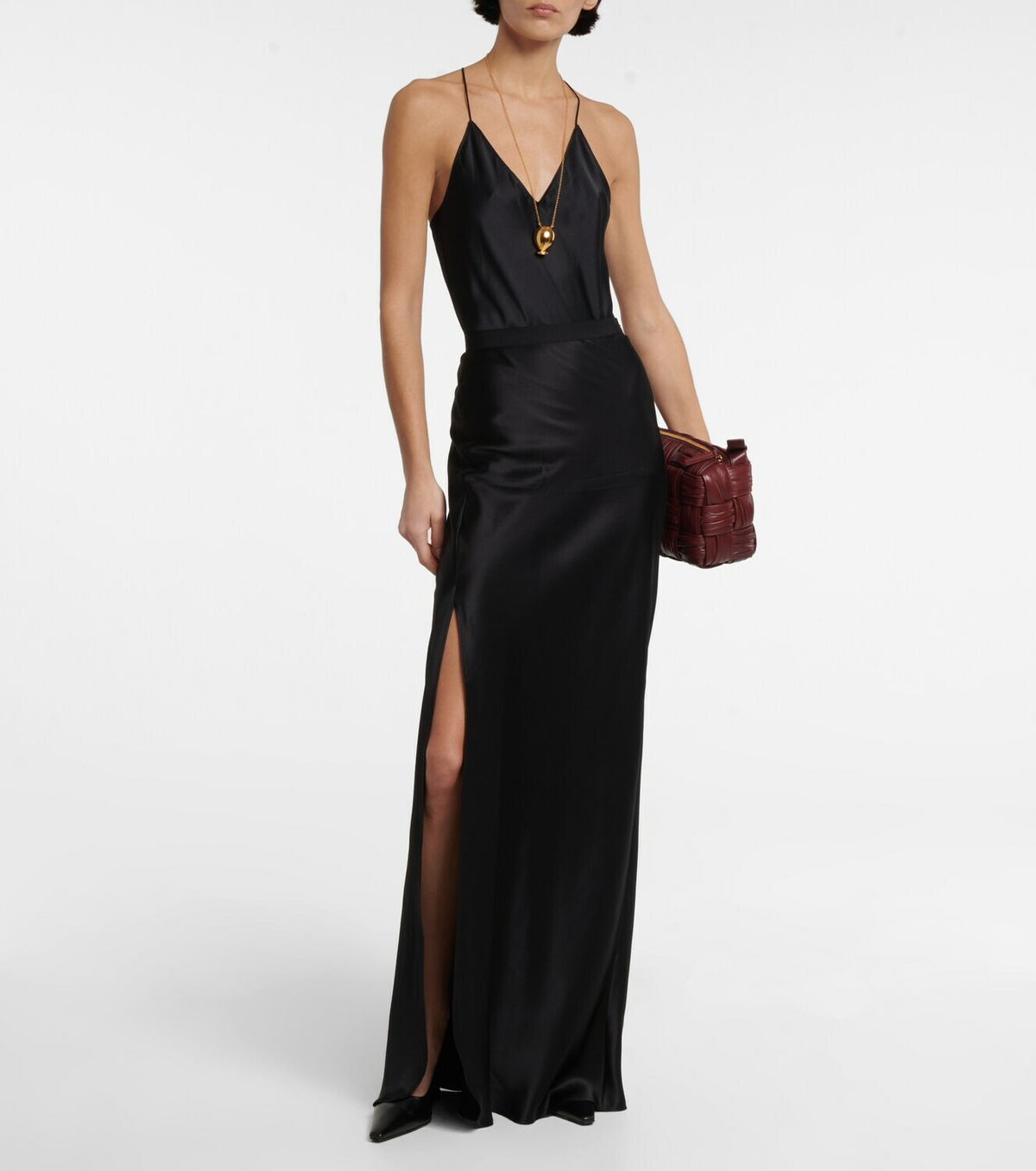 Nili Lotan - Azalea silk maxi skirt