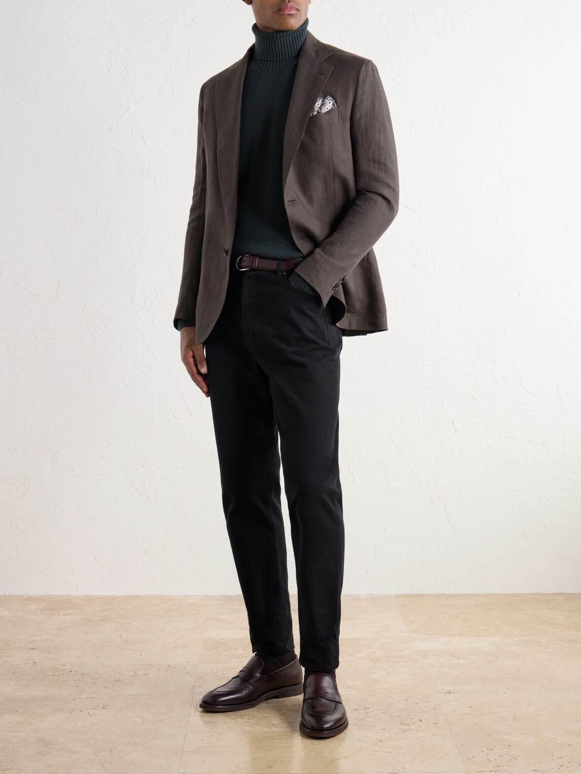 Boglioli - Virgin Wool and Cashmere-Blend Rollneck Sweater - Green