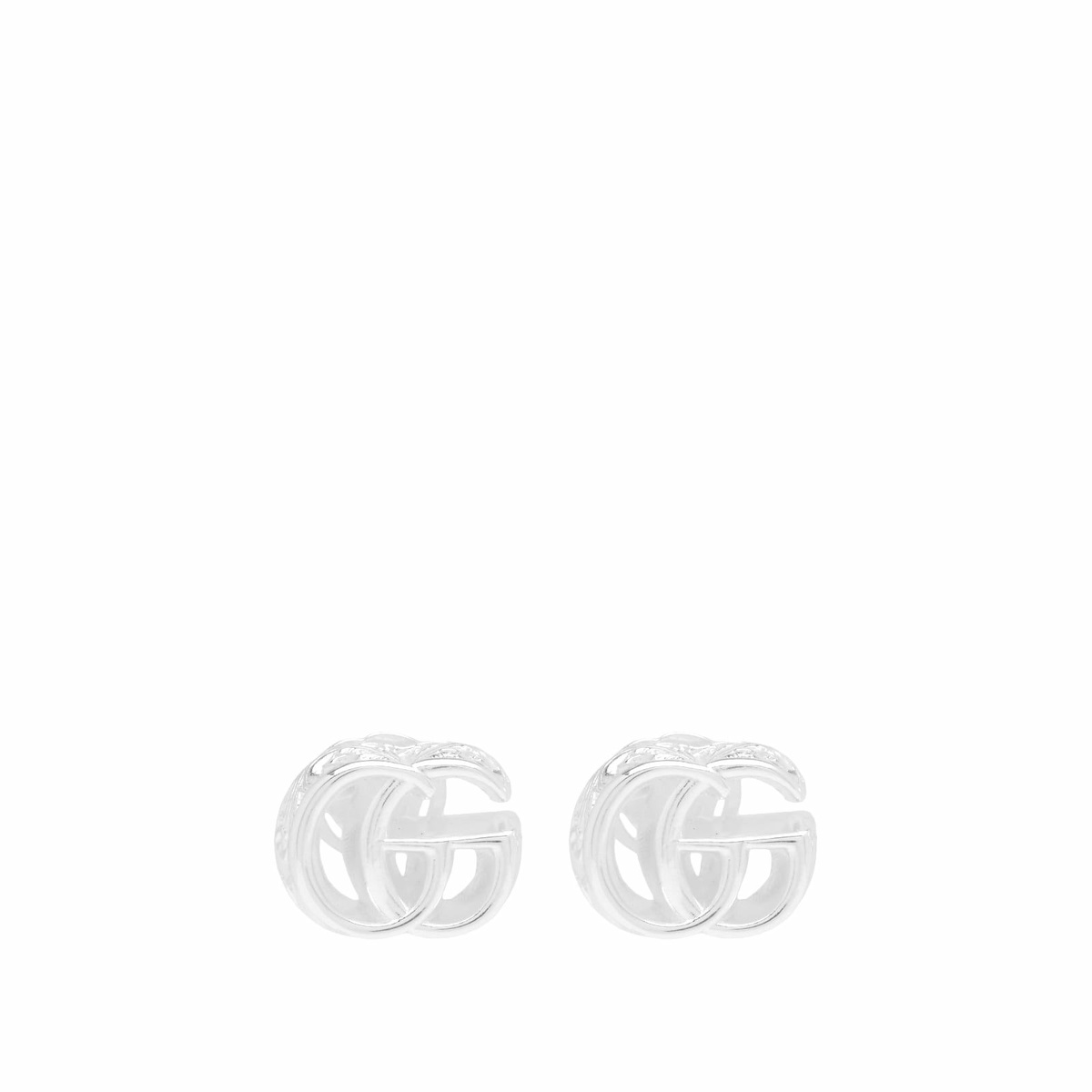Gucci Women's GG Marmont Earrings in Silver Gucci