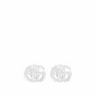 Gucci Women's GG Marmont Earrings in Silver
