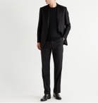 Brioni - Virgilio Slim-Fit Satin-Trimmed Silk-Blend Jacquard Tuxedo Jacket - Black
