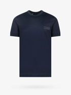 Kiton Ciro Paone T Shirt Blue   Mens