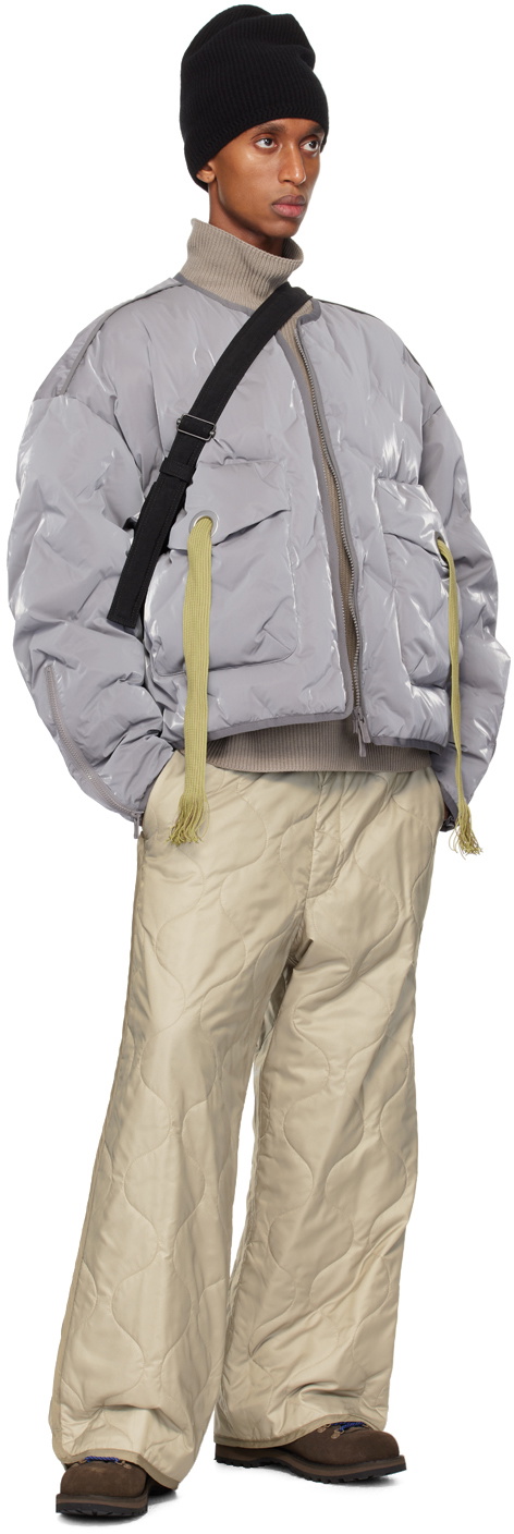 A. A. Spectrum Gray Cyberen II Down Jacket