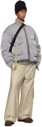 A. A. Spectrum Gray Cyberen II Down Jacket