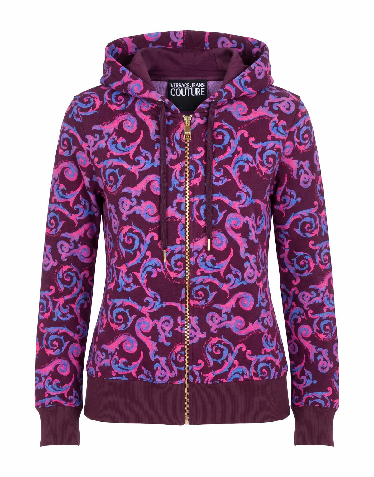Versace Jeans Couture Womens Sweatshirt Plum