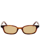 Le Specs Echelon + Sunglasses in Toffee Tort/Mustard Mono 