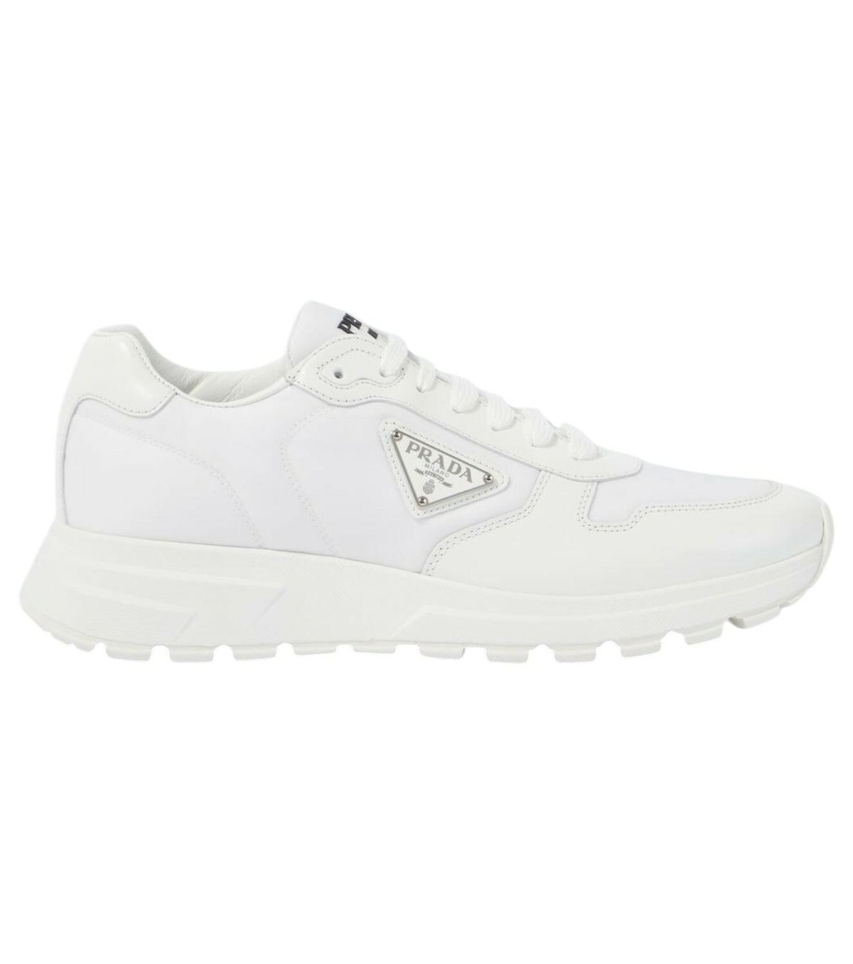 Prada Two-tone Nylon And Leather Prax 2.0 Sneakers Prada