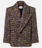 Saint Laurent Wool-blend tweed blazer