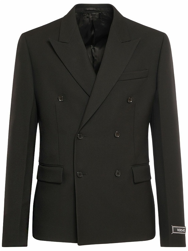 Photo: VERSACE - Formal Double Breasted Wool Jacket