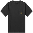 Pass~Port Men's Bowlo Pocket T-Shirt in Black