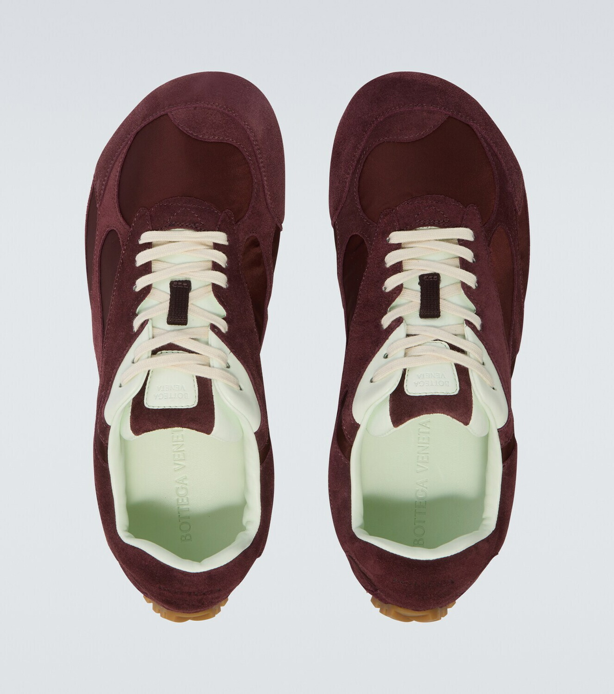Bottega Veneta Orbit Flash suede-trimmed sneakers
