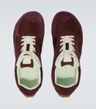 Bottega Veneta Orbit Flash suede-trimmed sneakers