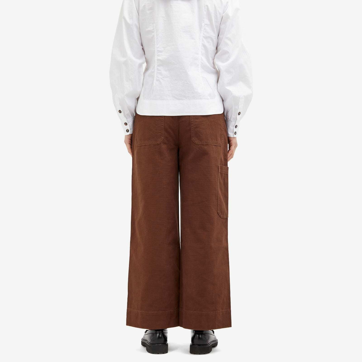 L.F. Markey Women's Carpenter Trouser in Chocolate