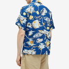 Human Made Men's Graphic Vacation Shirt in Blue