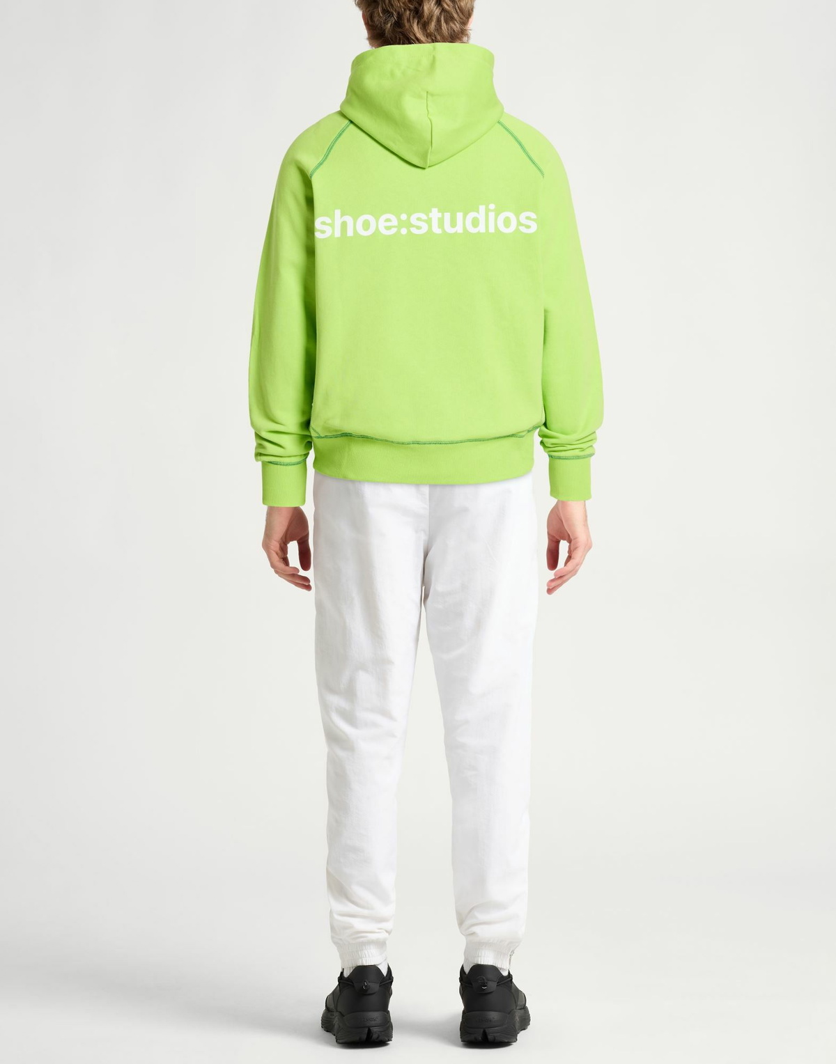 Shoe Mens Sweatshirt Lime in Green