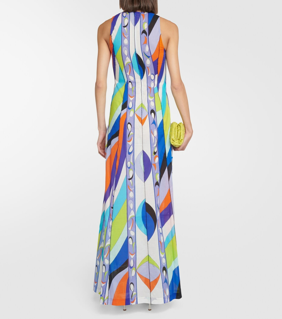 VIP【関税送料無料】希少 EMILIO PUCCI MULTICOLOR COTTON DRESS Pucci Printed cotton maxi dress Emilio Pucci