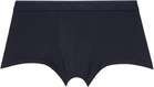 Sunspel Three-Pack Navy Stretch Cotton Boxer Briefs