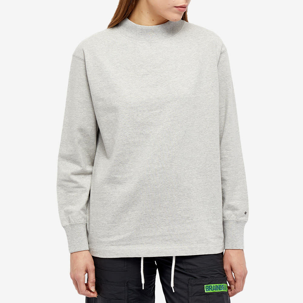 Recycled Cotton Mockneck Long Sleeve T-Shirt – Snow Peak