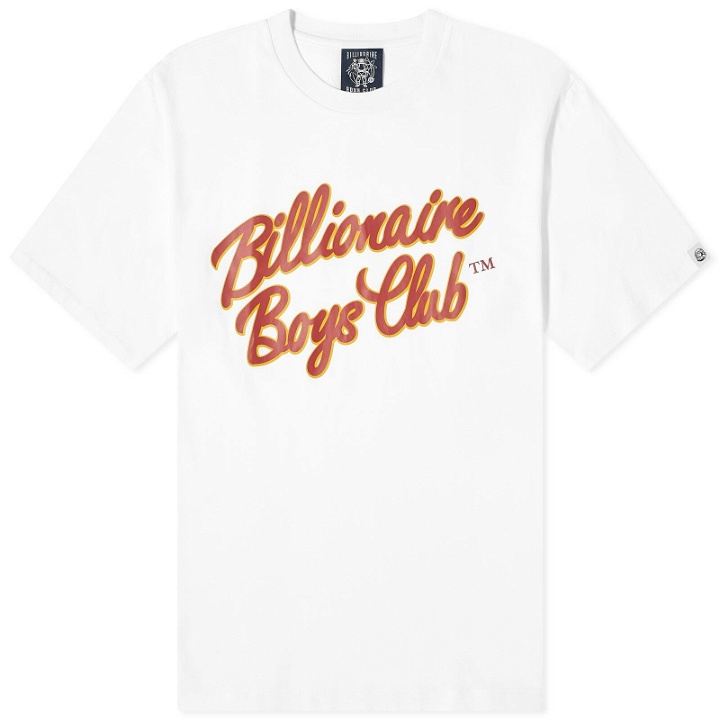 Photo: Billionaire Boys Club Men's Script Logo T-Shirt in White