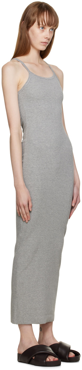 ÉTERNE Gray Tank Maxi Dress