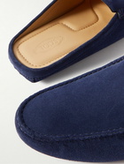 Tod's - Gommino Suede Slippers - Blue