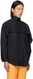 HOMME PLISSÉ ISSEY MIYAKE Black PL Ramie Shirt