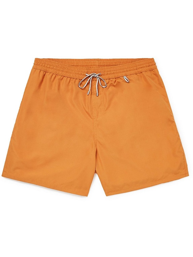 Photo: Loro Piana - Mid-Length Swim Shorts - Orange