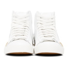 Nike White and Beige Blazer Mid 77 Vintage Sneakers