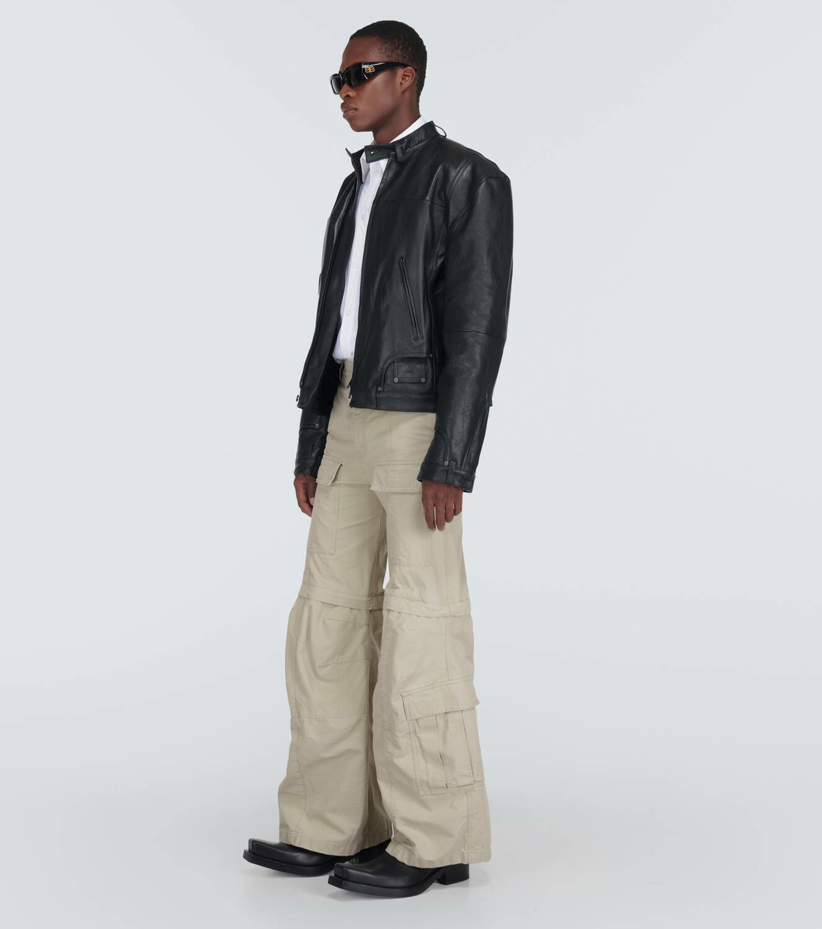 Balenciaga Hybrid flared cotton cargo pants Balenciaga Balenciaga Hybrid flared cotton cargo pants Balenciaga