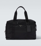 Prada Re-Nylon leather-trimmed duffel bag