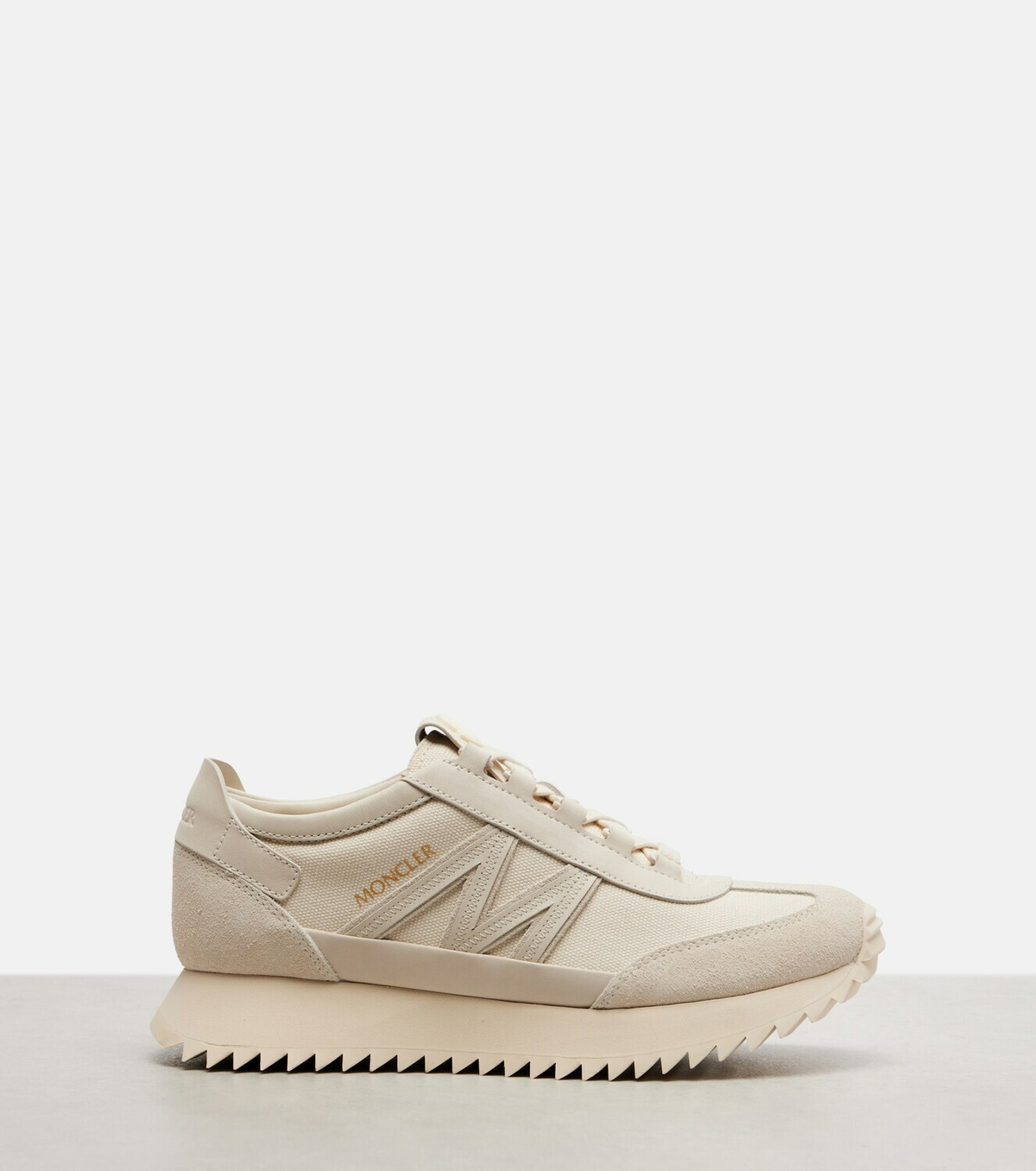 Moncler Pacey2 suede-trimmed sneakers