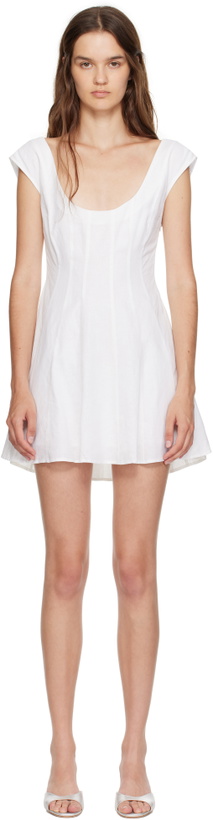 Photo: GUIZIO White Leila Minidress