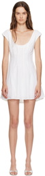 GUIZIO White Leila Minidress