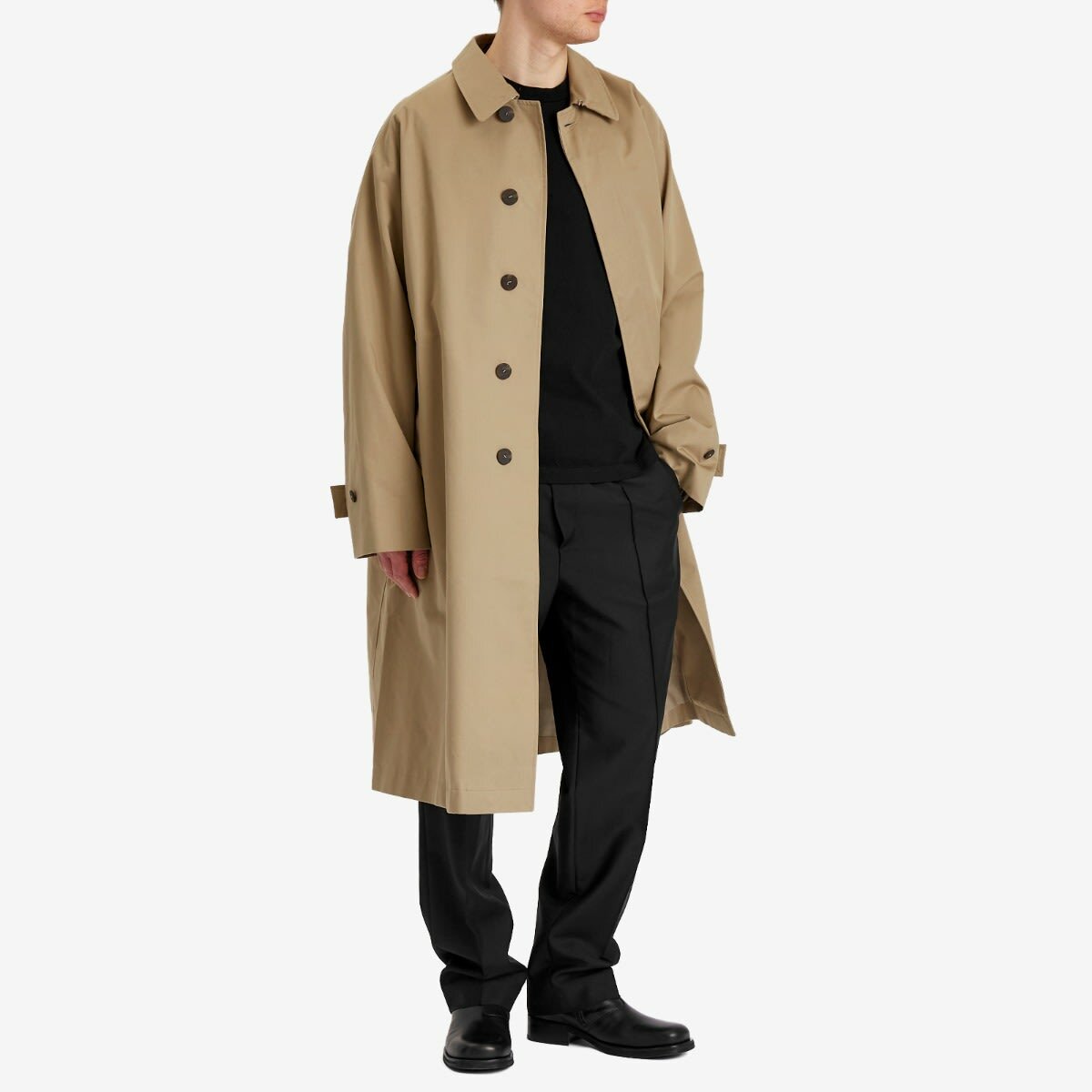 Studio Nicholson Men's Car Coat in Parcel Studio Nicholson