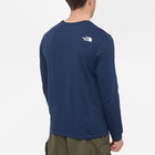 The North Face Men's Simple Dome Long Simple T-Shirt in Summit Navy