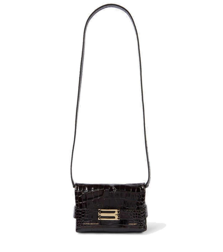 Photo: Victoria Beckham Mini croc-effect leather clutch