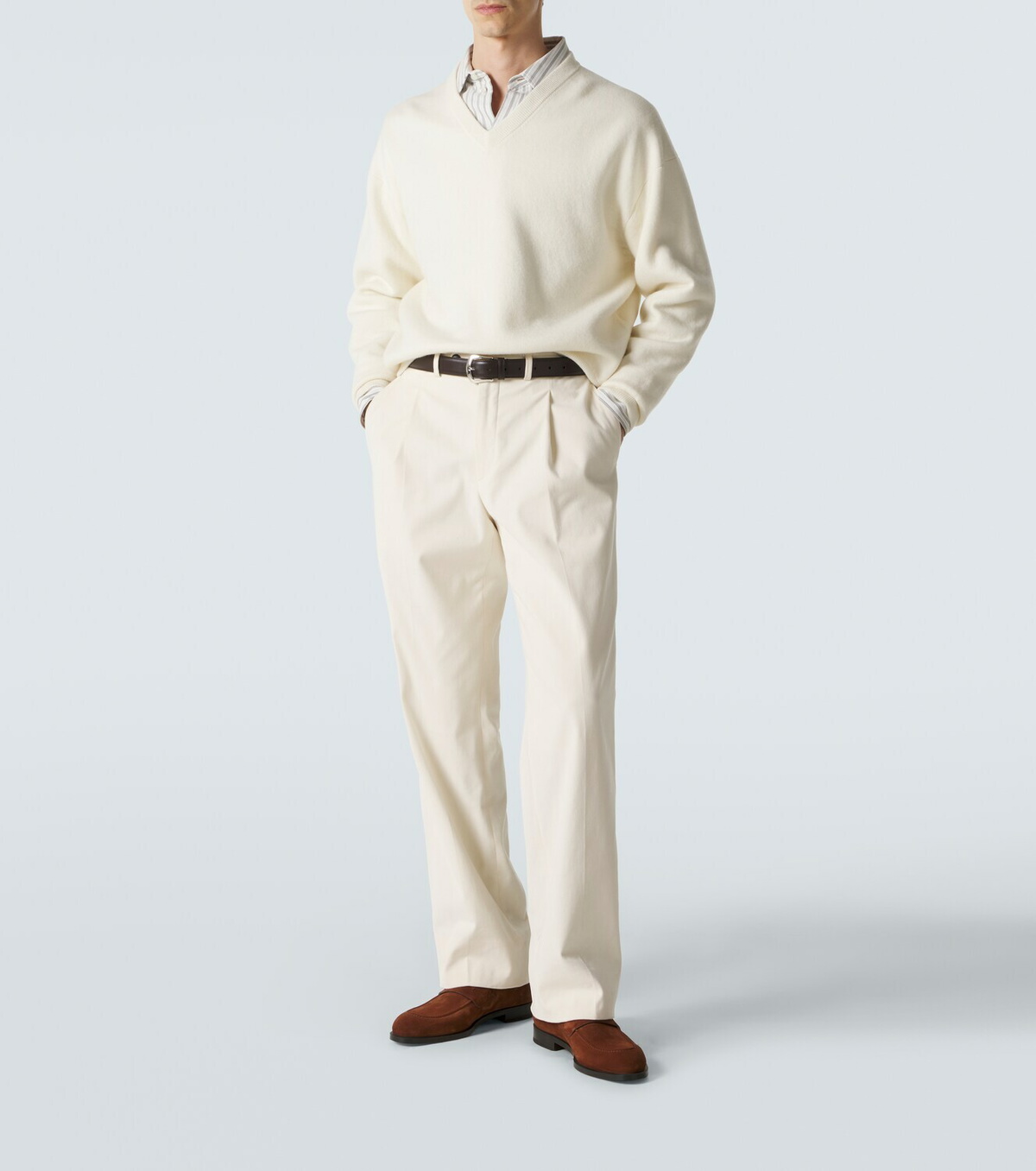 Zegna Suede penny loafers