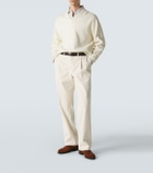 Zegna Suede penny loafers