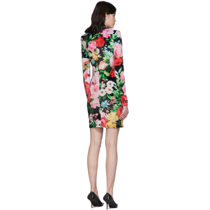 Richard Quinn Multicolor Floral Dress