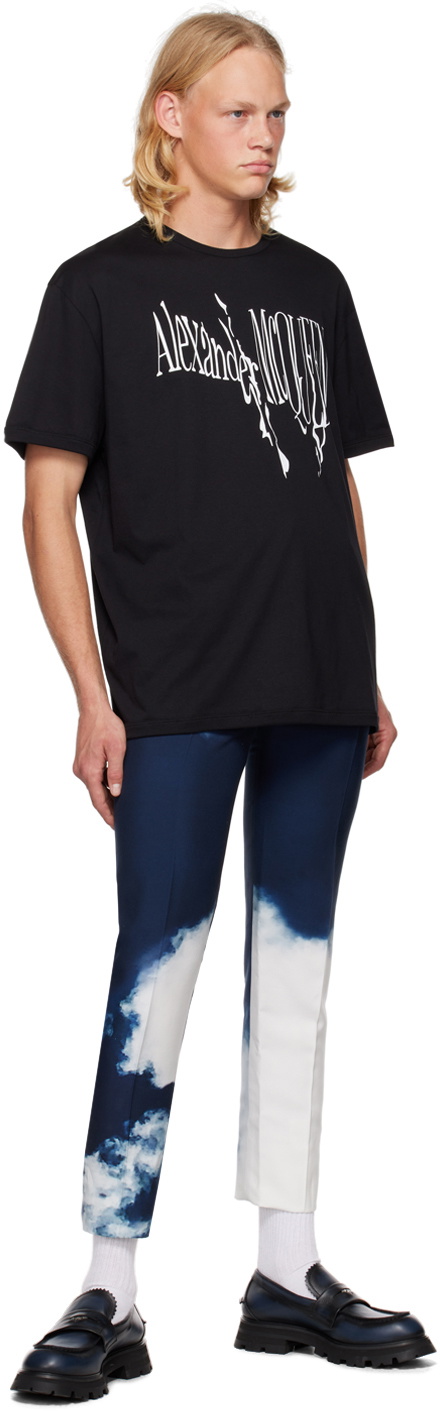 Alexander McQueen Black Printed T-Shirt