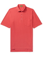 Sid Mashburn - Cotton-Piqué Polo Shirt - Red