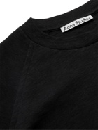 ACNE STUDIOS - Emeril Slub Cotton-Jersey T-Shirt - Black
