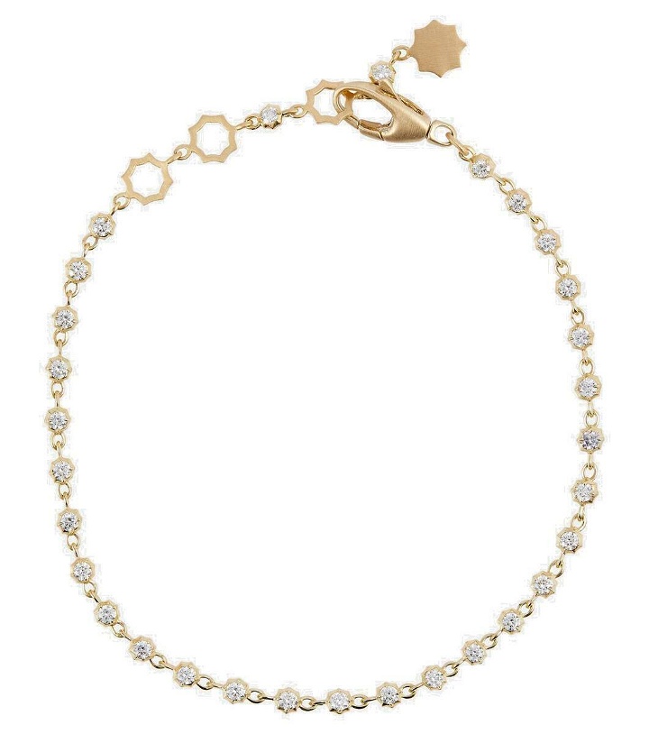 Photo: Jade Trau Small Sophisticate Line 18kt gold bracelet with diamonds