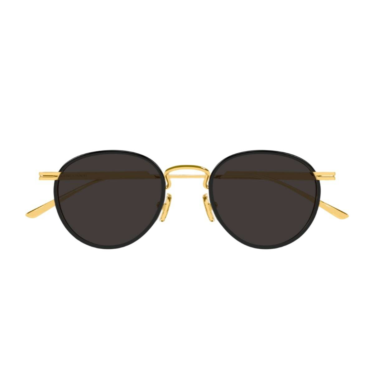 Bottega Veneta Eyewear Men's BV1300S Sunglasses in Gold/Grey