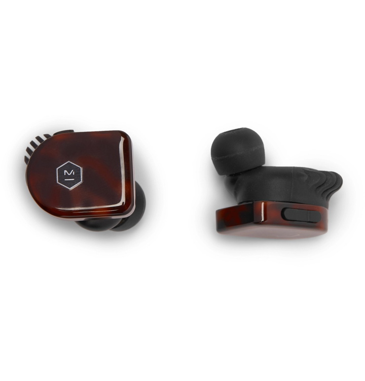 Photo: Master & Dynamic - MW07 PLUS True Wireless Tortoiseshell Acetate In-Ear Headphones - Brown