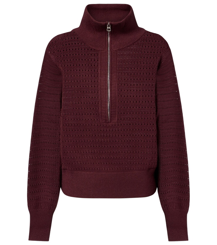 Photo: Varley Darla half-zip sweater