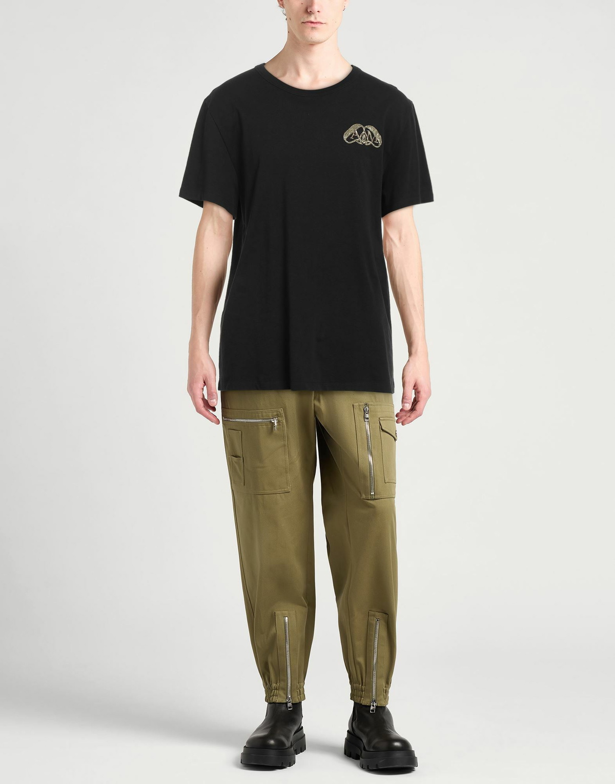 Mcqueen Mens T-shirt in Black