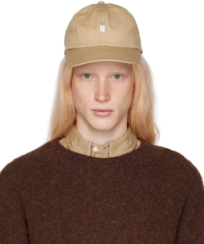 Photo: NORSE PROJECTS Beige Twill Sports Cap