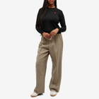 AMI Paris Women's AMI Small ACD Knit Sweater in Black